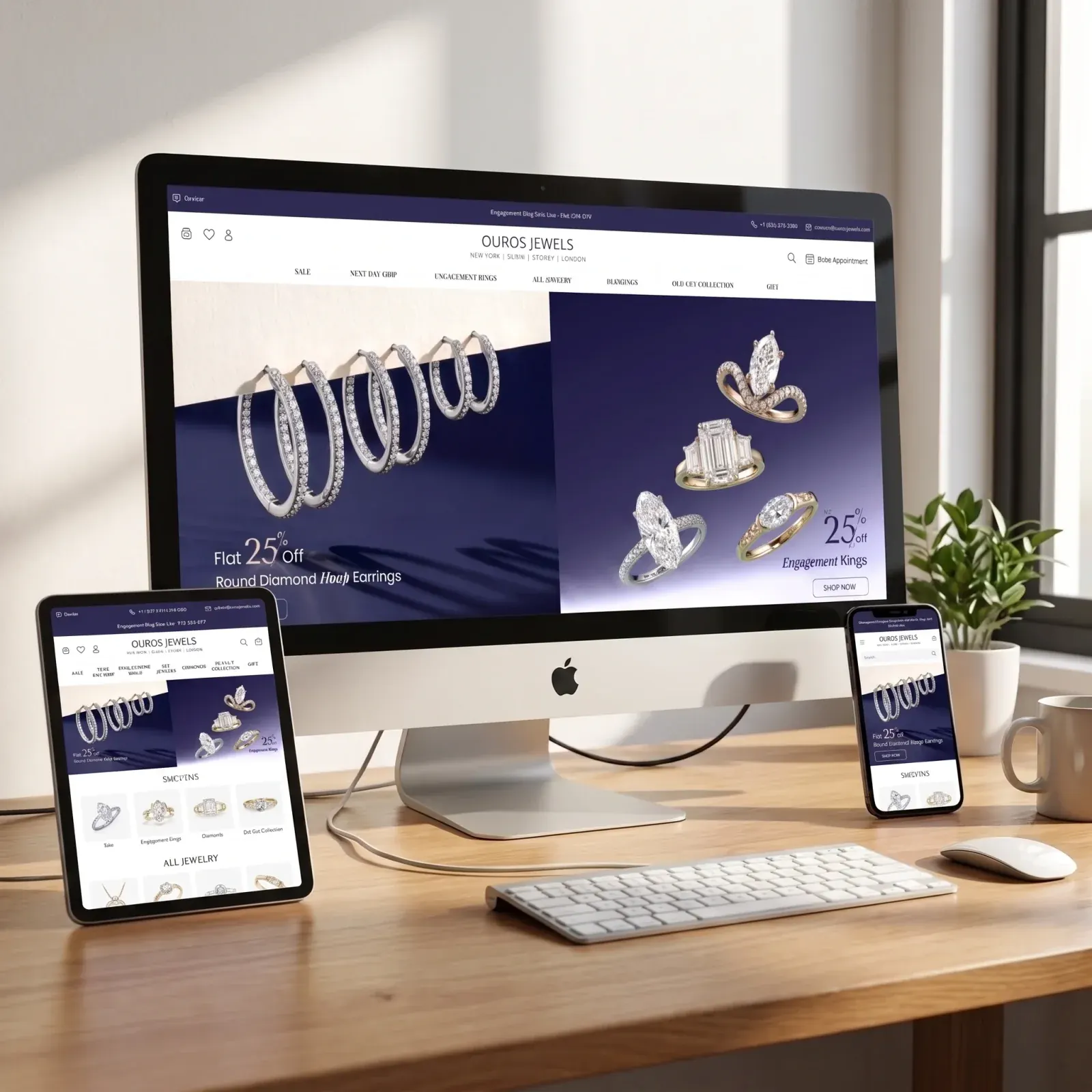 OJ full website project preview